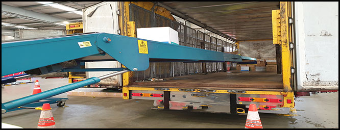 Telescopic Conveyor for Truck Loading